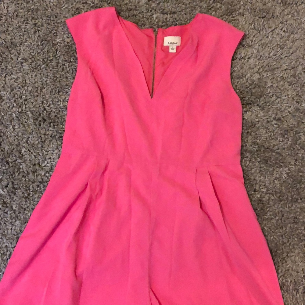 Pink romper size large